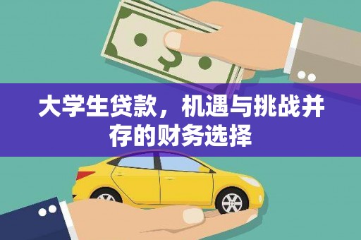 宣威大学生贷款，机遇与挑战并存的财务选择