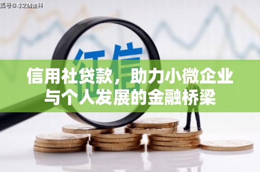 怀来信用社贷款，助力小微企业与个人发展的金融桥梁