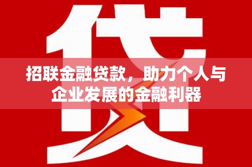 城中招联金融贷款，助力个人与企业发展的金融利器