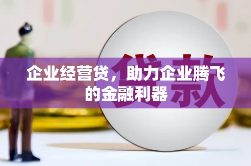 天津企业经营贷，助力企业腾飞的金融利器