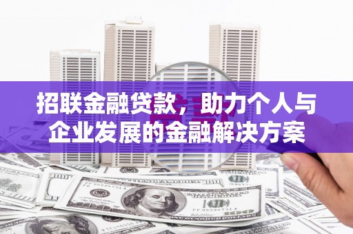 漳州招联金融贷款，助力个人与企业发展的金融解决方案
