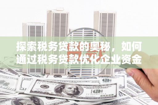 贵州探索税务贷款的奥秘，如何通过税务贷款优化企业资金流