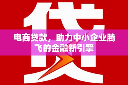 浑源电商贷款，助力中小企业腾飞的金融新引擎