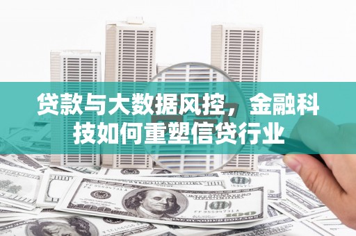 谯城贷款与大数据风控，金融科技如何重塑信贷行业