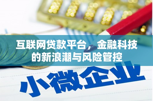 宜良互联网贷款平台，金融科技的新浪潮与风险管控