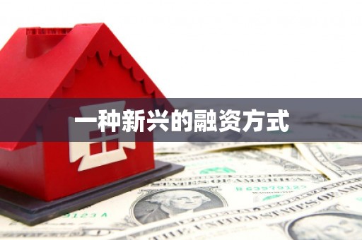清镇一种新兴的融资方式